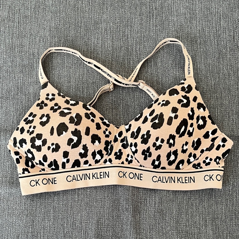 Calvin Klein Animal Print Bralette